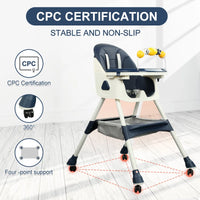 Kidilo 4in1 Convertible High Chair For Kids