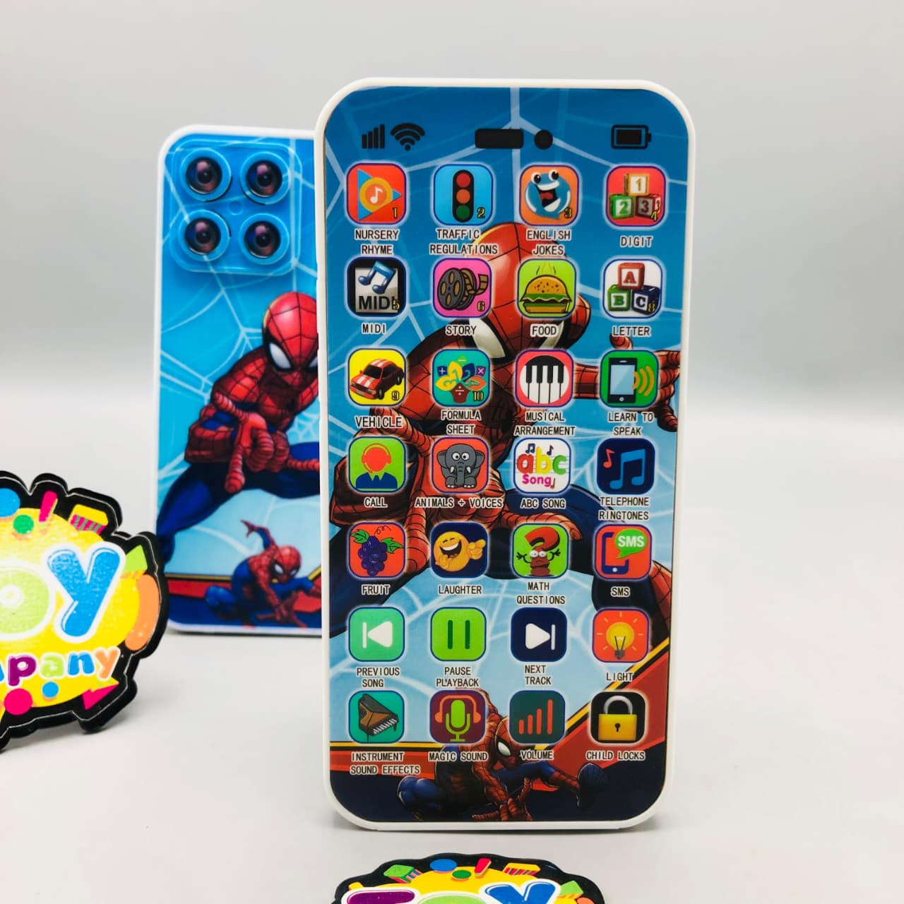 Kids Spiderman Themed Musical Puzzle Mobile Phone