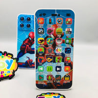 Kids Spiderman Themed Musical Puzzle Mobile Phone