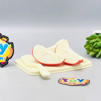 12Pcs Pretend Play Vegetable & Fruit Cutting Set