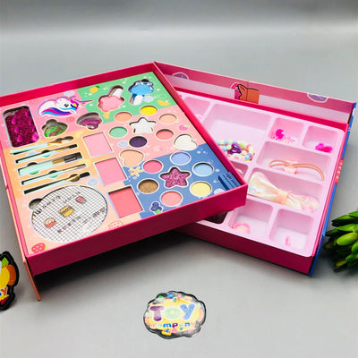 2in1 Realistic Cosmetic & Jewellery Set With Colorful Lights