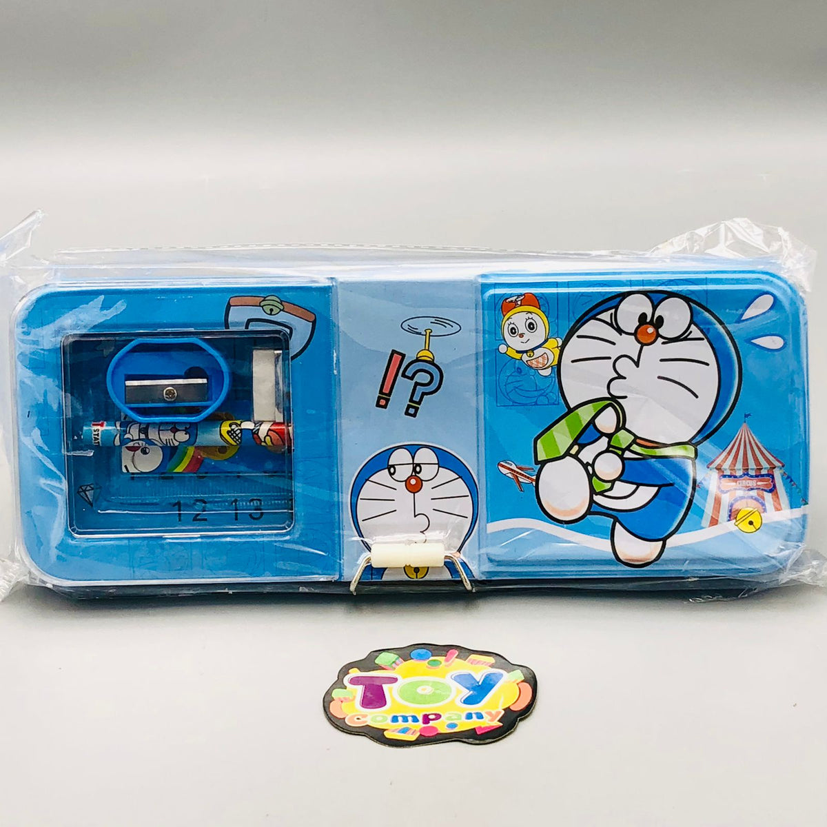 Tin Geometry Box With Stationary Set For Boys - Assortment
