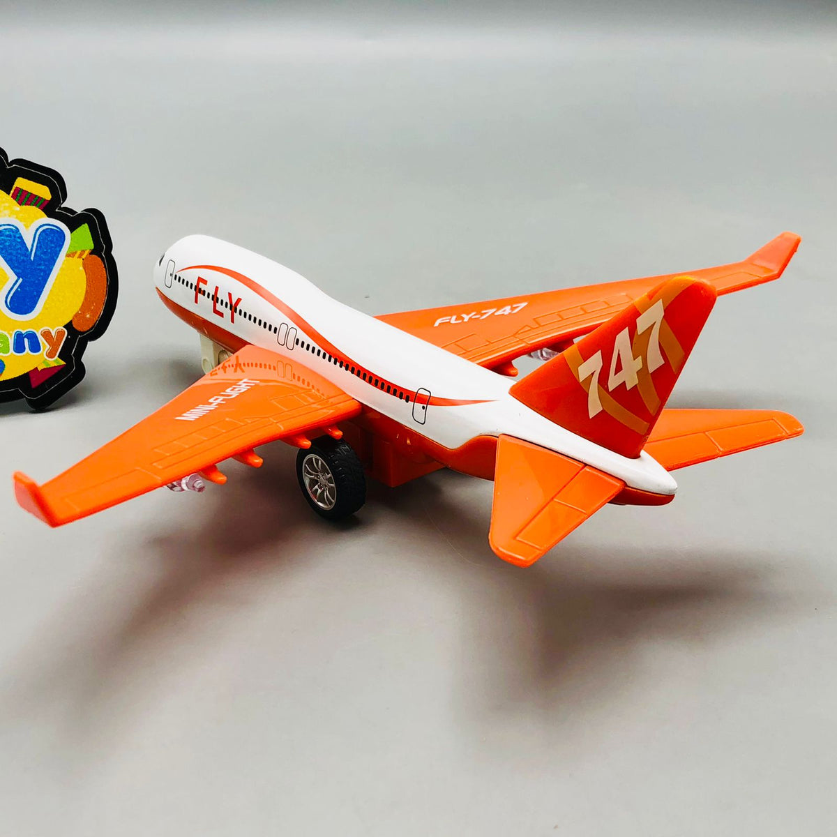 1:300 Diecast Pullback Jet Plane Model - 1Pc