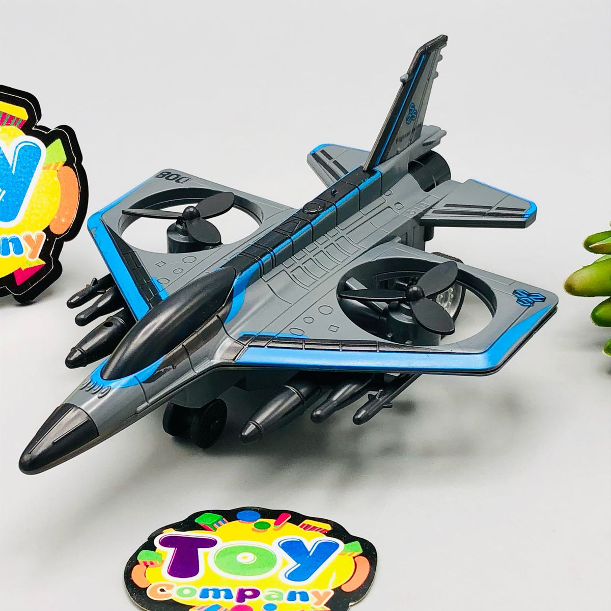 1Pc ABS Inertial Fighter Plane Toy