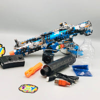 Electric M416 Gel Blaster Gun With Colorful Light Silencer