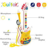 Thumbnail for Electric Cute Guitar With Microphone