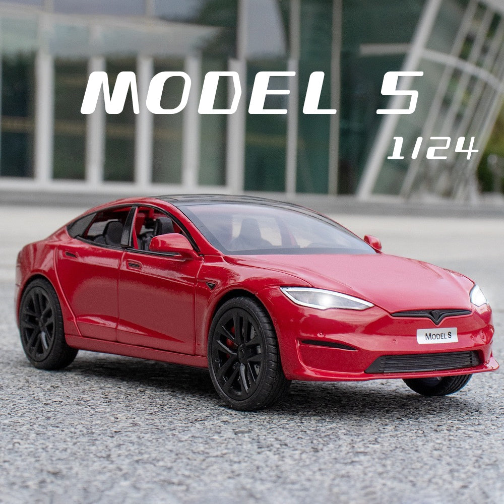 1:24 Diecast Tesla Model S Car
