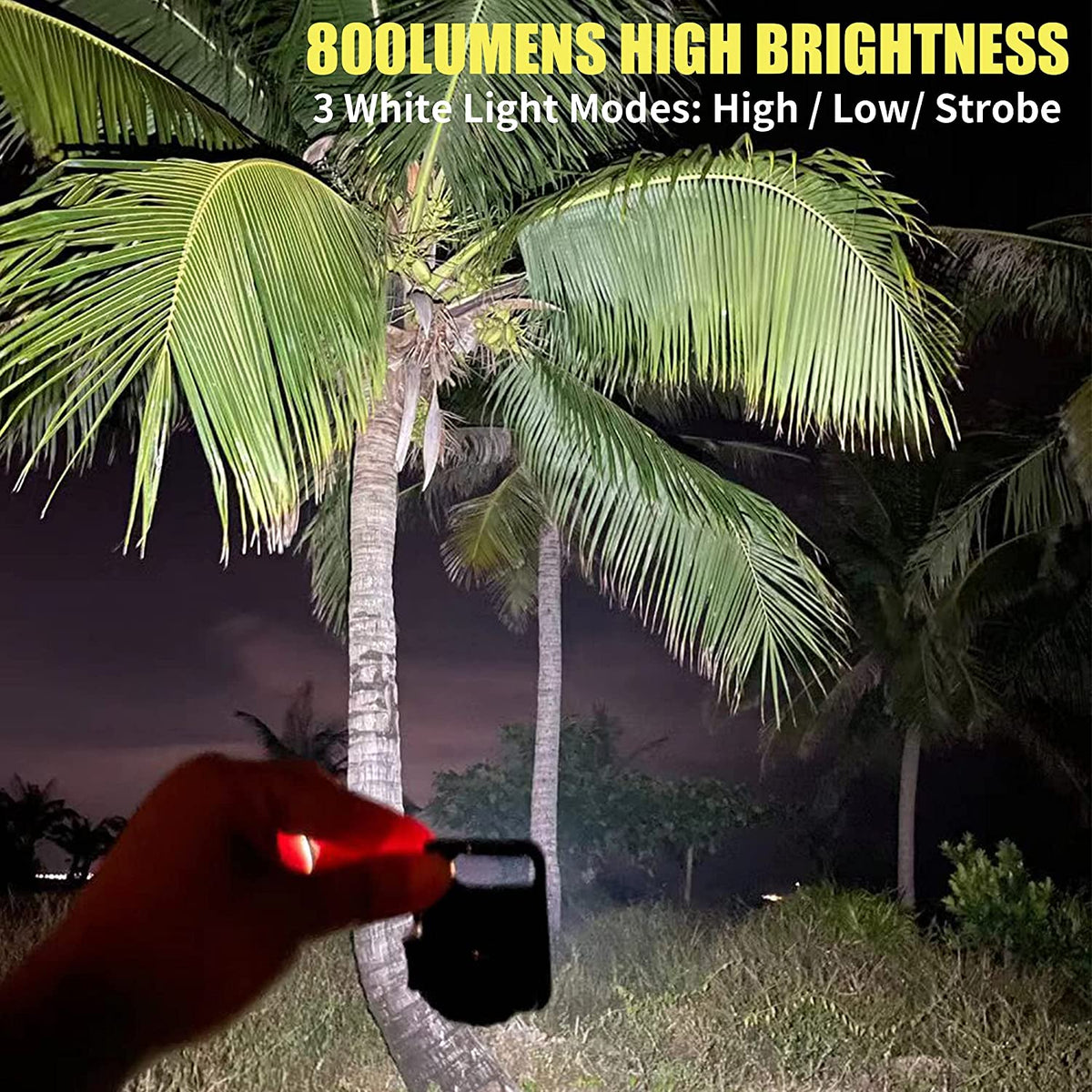 Mini COB Rechargeable Keychain Light