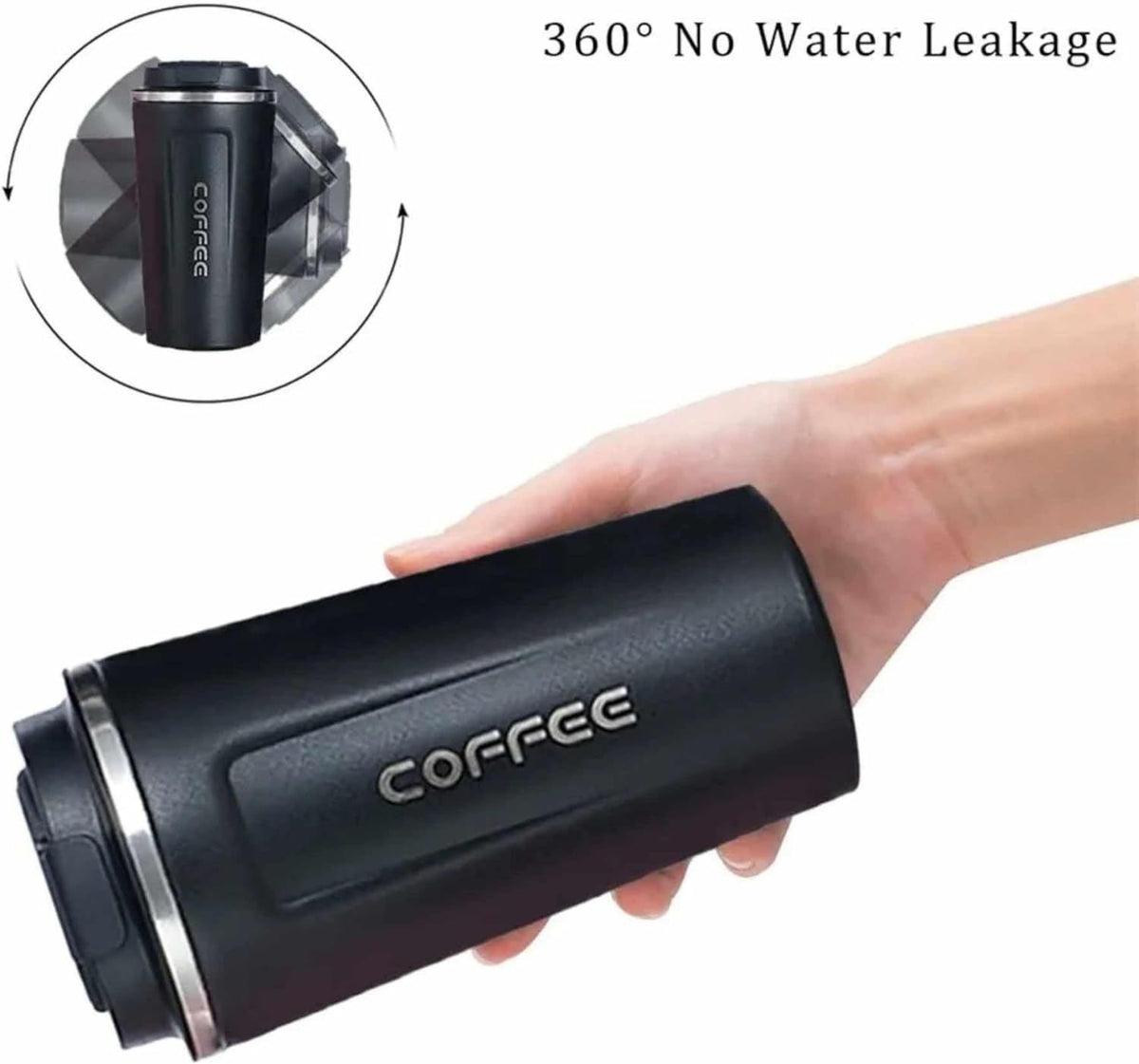510ml Stainless Steel Vacuum Coffee Mug Temperature Display