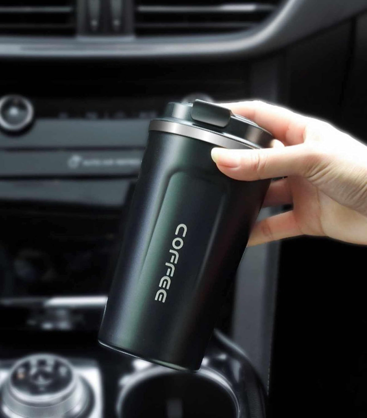 510ml Stainless Steel Vacuum Coffee Mug Temperature Display