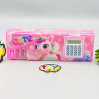 Unicorn Double-Sided Geometry Box With Calculator
