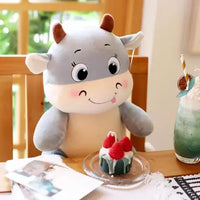8* Inches Baby Cow Stuff Toy