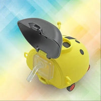 550ml Ladybug Sipper Water Bottle With Moving Wheels