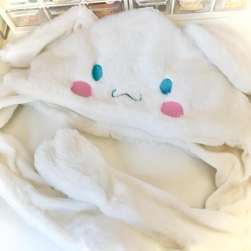 Premium Kids Cinnamoroll Luminous Glowing Ear Flaps Cap