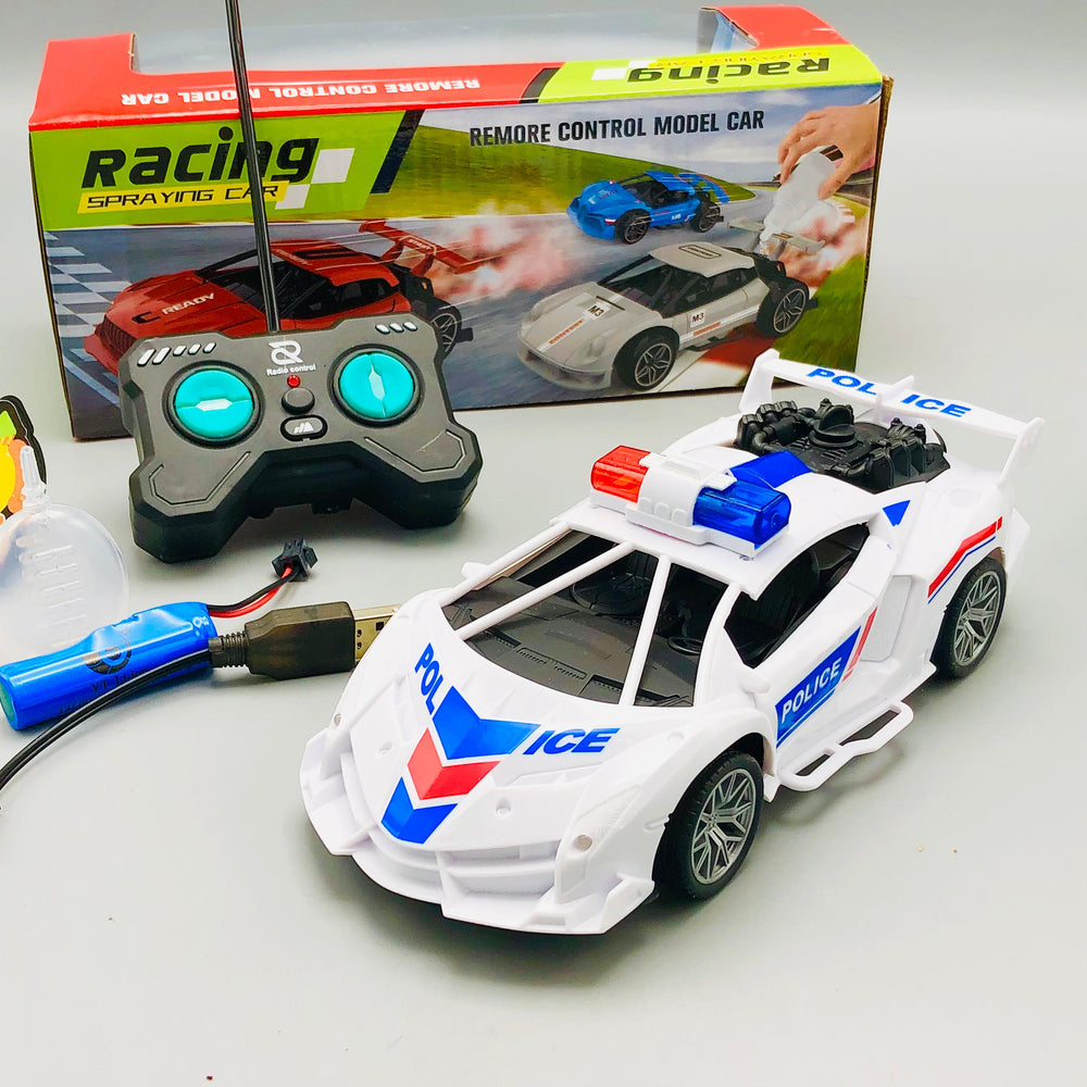 RC Spray Police Racing Car With Light