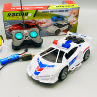 RC Spray Police Racing Car With Light
