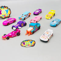 10Pcs Barbie Mini Diecast Inertial Cars Set