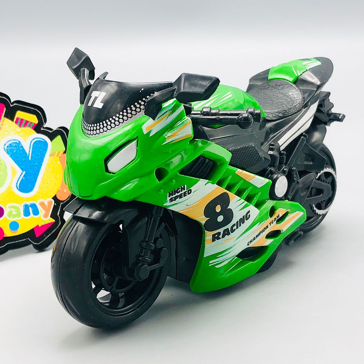1Pcs ABS Inertial Power Mini Racing Bike