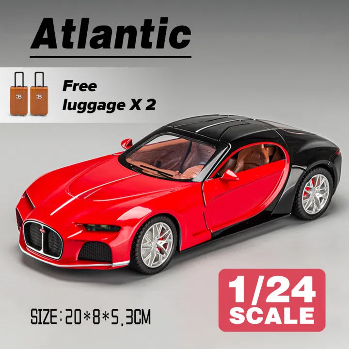 1:24 Diecast Bugatti Atlantic Chiron Model Car