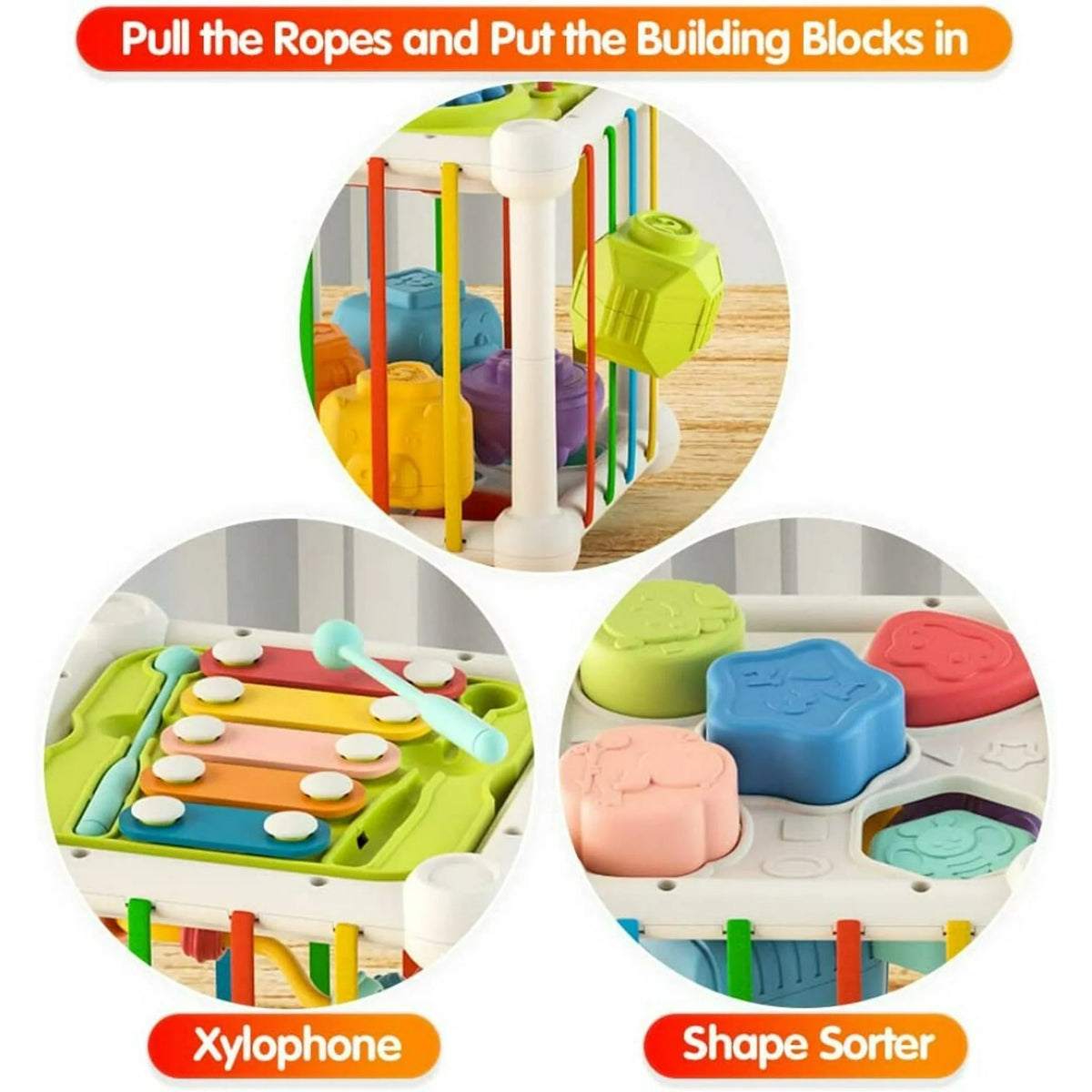 Multi-functional Baby Shapes Puzzle Game & Xylophone