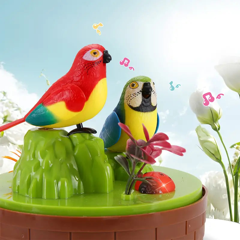 Electric Beautiful Parrot Cage With Chirping Music