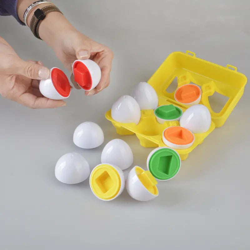 6Pcs Match Smart Egg Puzzle Toy