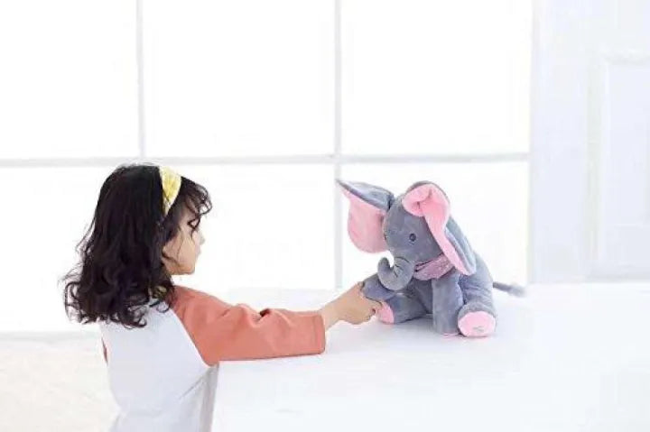 Peek-A-Boo Sing & Play Flappy Stuff Elephant