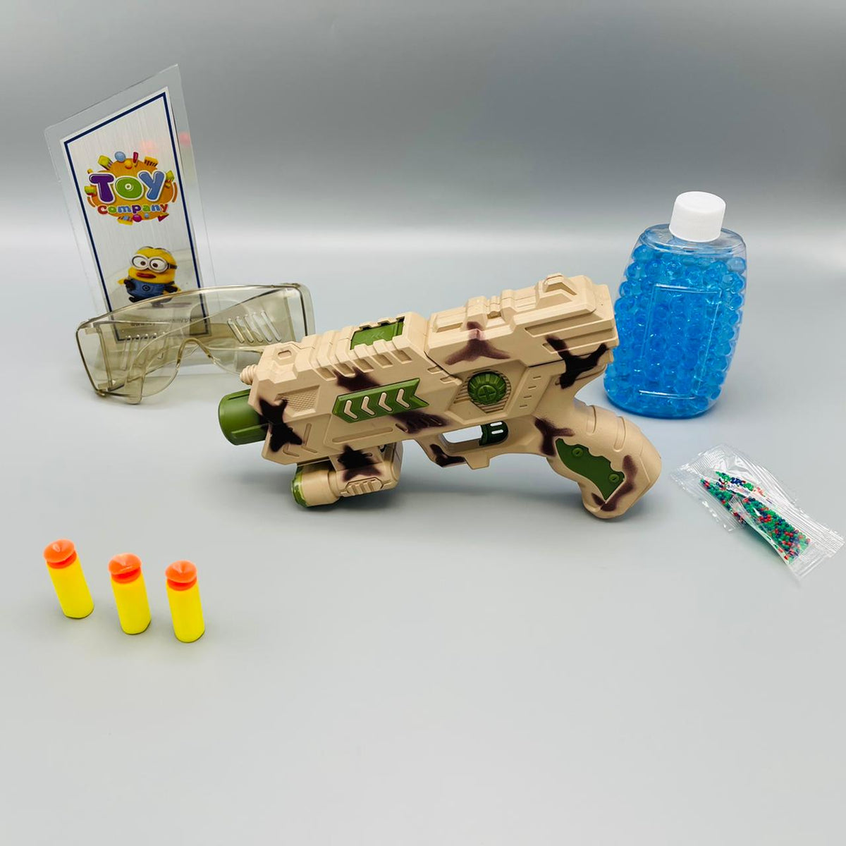 Army Soft Bullet Gun with Safety Goggles