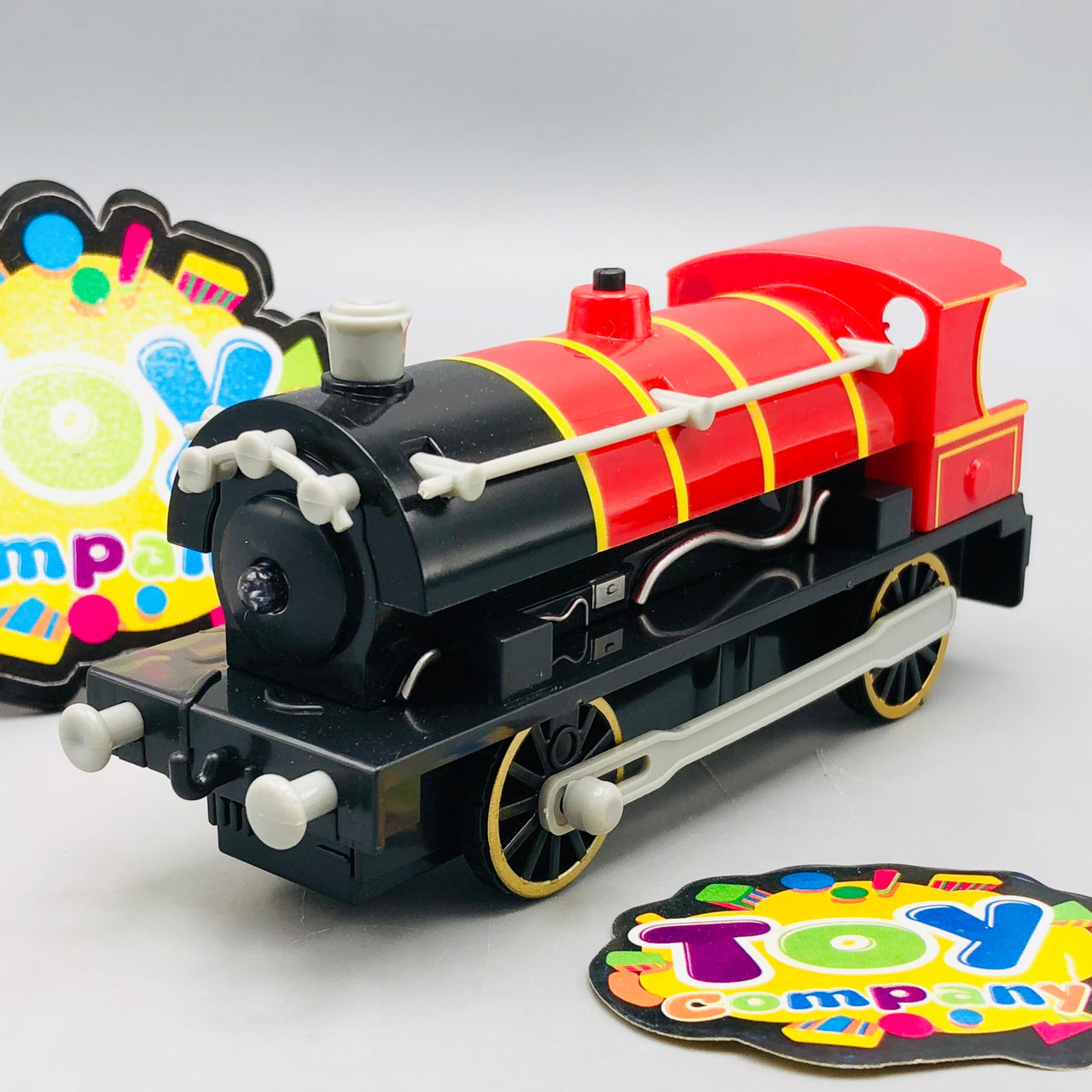Kids ABS Pullback Train Engine With Light & Sound - 1Pc