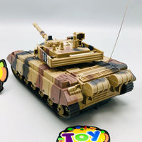 1:24 RC Military Battle Tank With Soldier