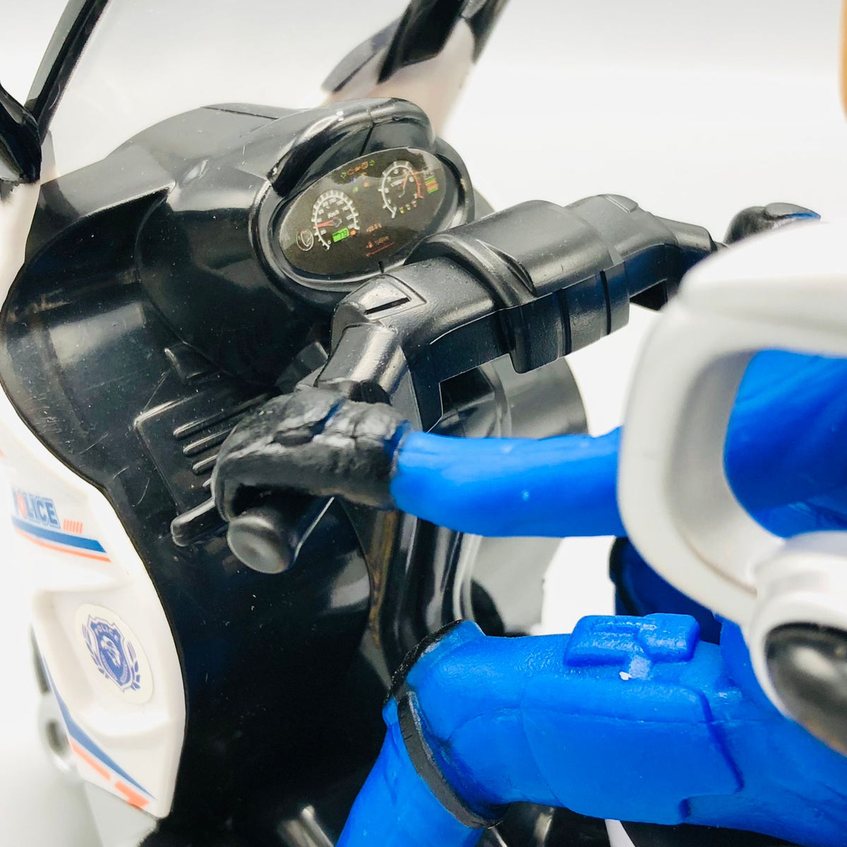Electric City Patrol Police Bike Toy With Light & Sound