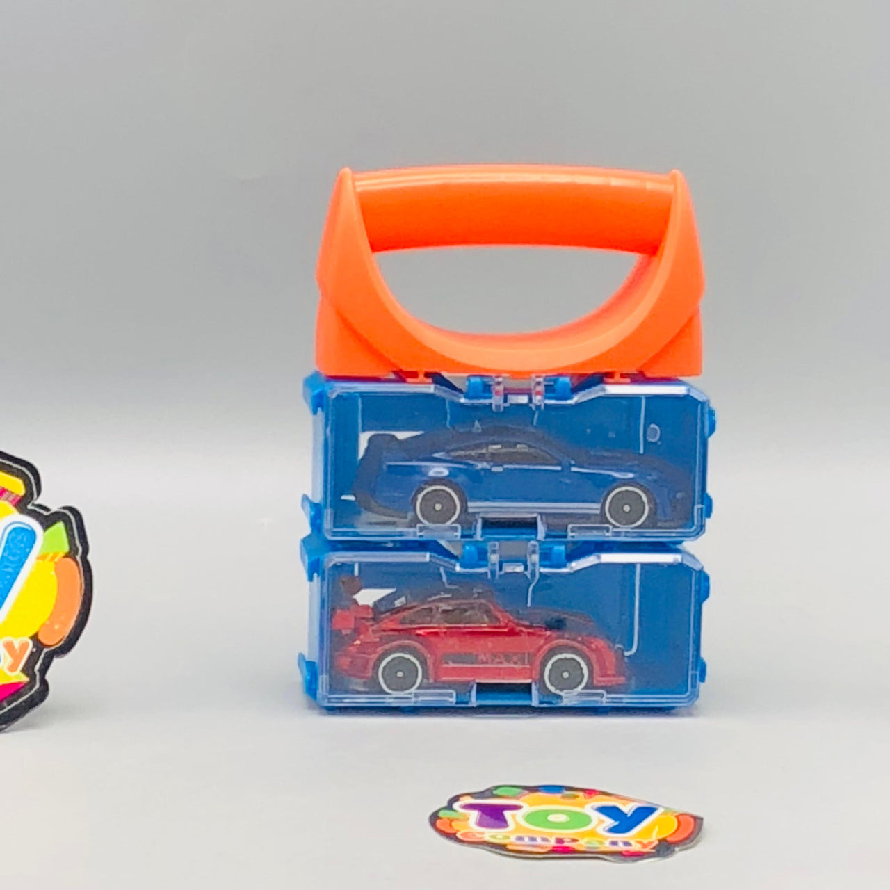 2Pcs Hot Wheel Diecast Cars With Display Racks