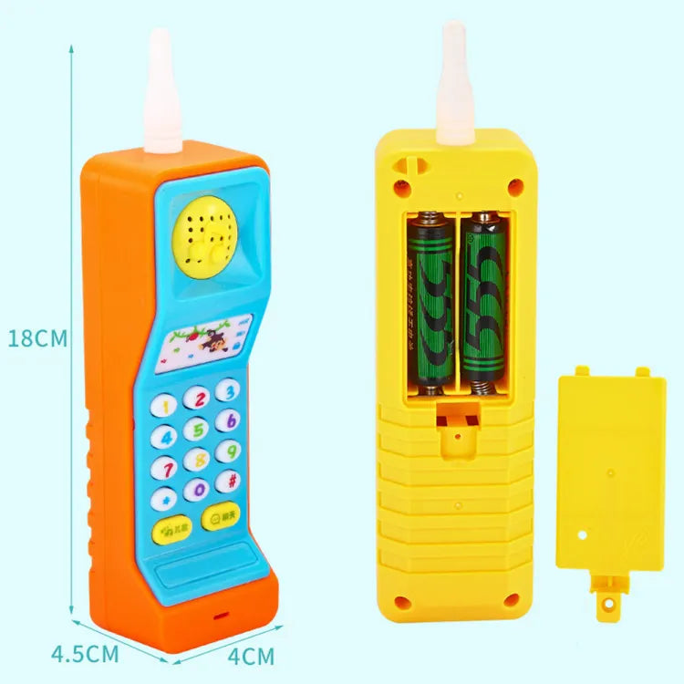 Kids Cute Shape Cordless Light & Musical Phone