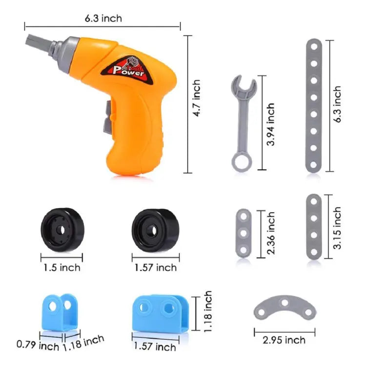 286Pcs DIY Junior Blocks With Drill