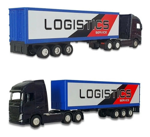 1:64 Diecast Logistics Service Transporter Truck