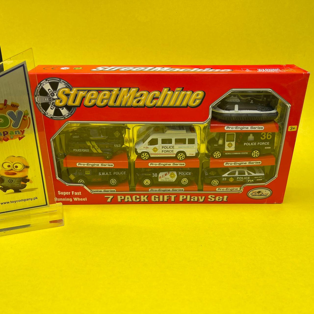 Street Machine Set of Police Force Vehicles