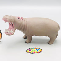 1Pc Premium Hippo Animal Figure Toy