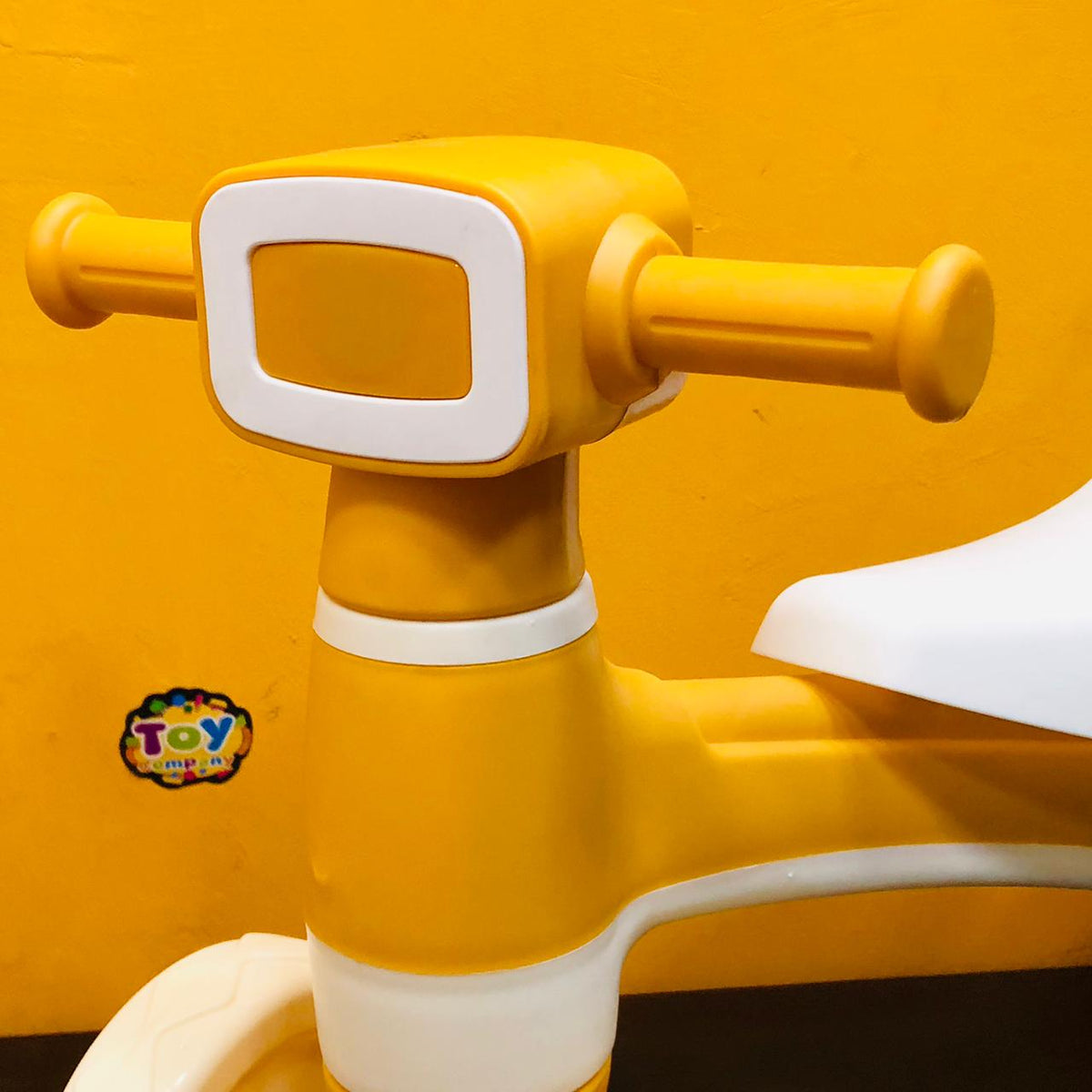Animation Ride-on Baby Foot To Floor Balance Bike - Yellow
