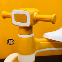 Animation Ride-on Baby Foot To Floor Balance Bike - Yellow