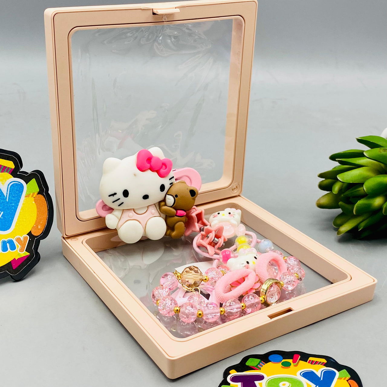 10Pcs Hello Kitty Girls Hair Accessories Set