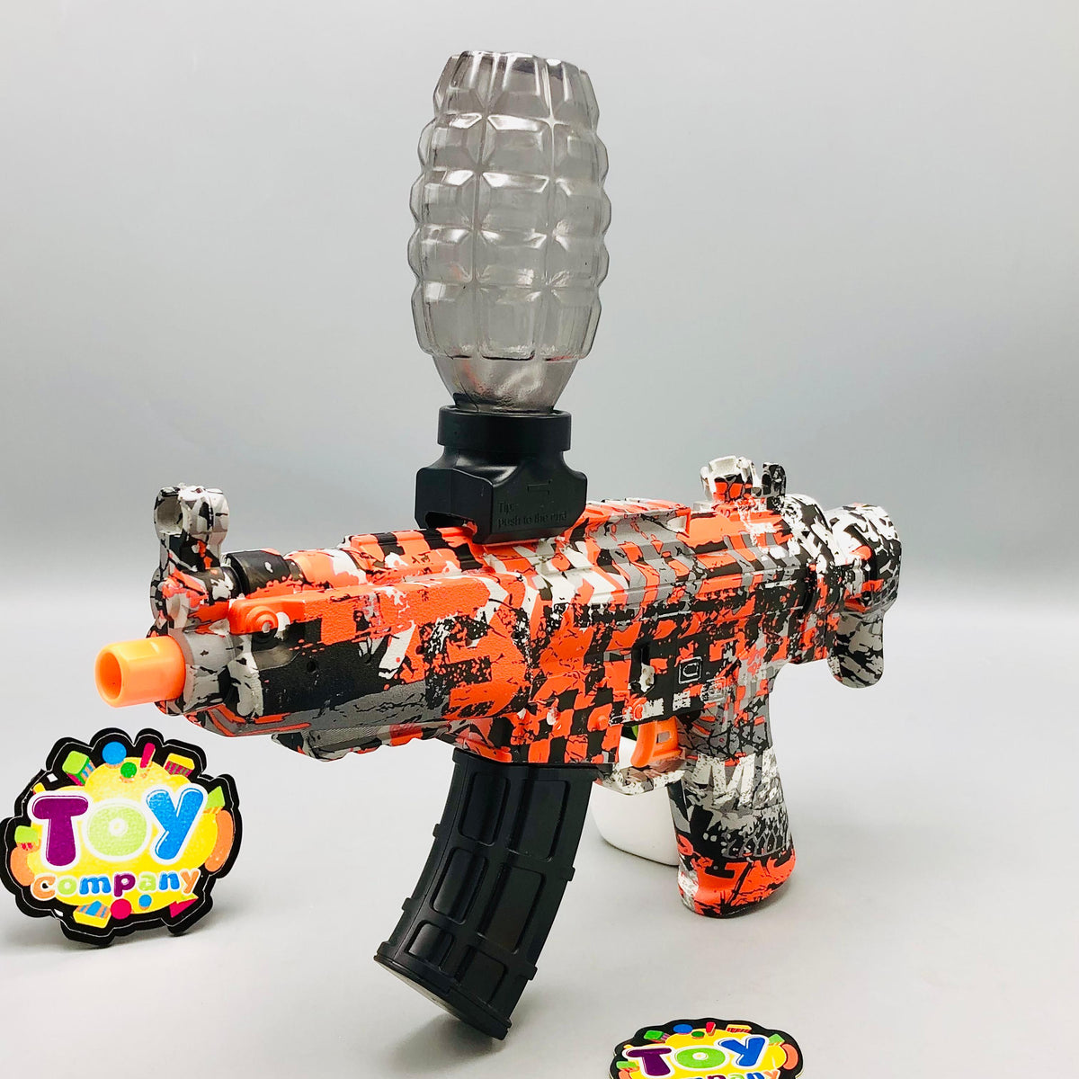 MP5 Water Bullet Shooting Gun With Colorful Lights Silencer