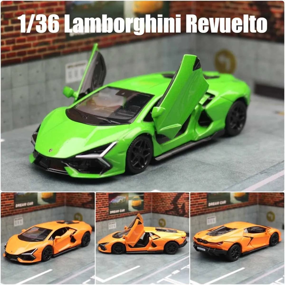 1:38 Kinsmart Lamborghini Revuelto Model