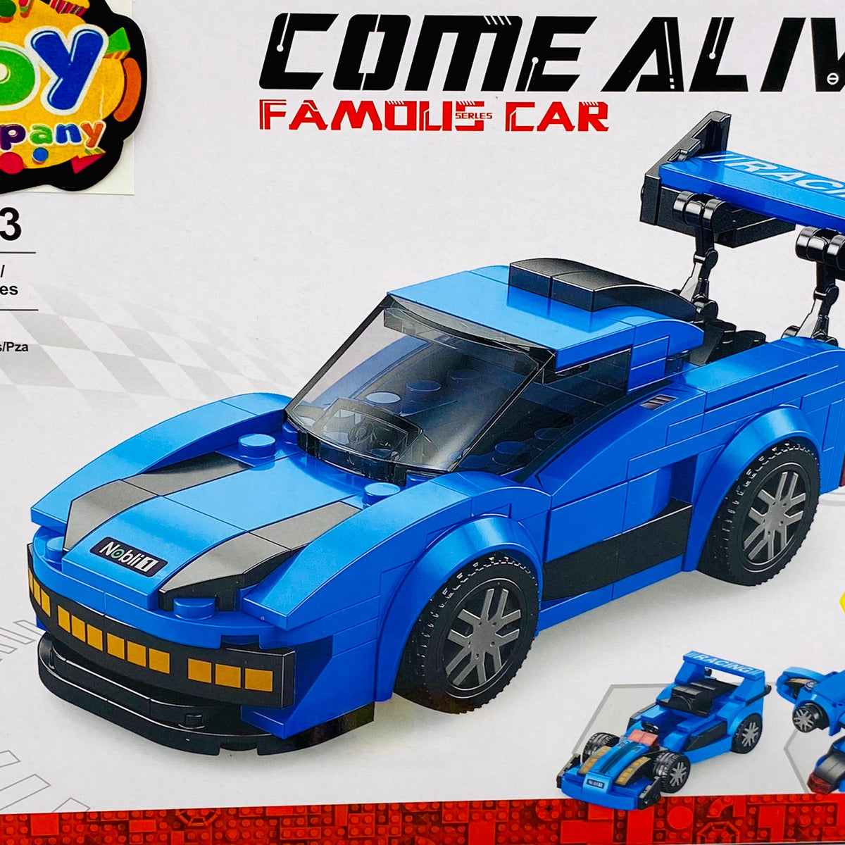 DIY 3in1 Concept Car Lego Bricks Set - 161Pcs