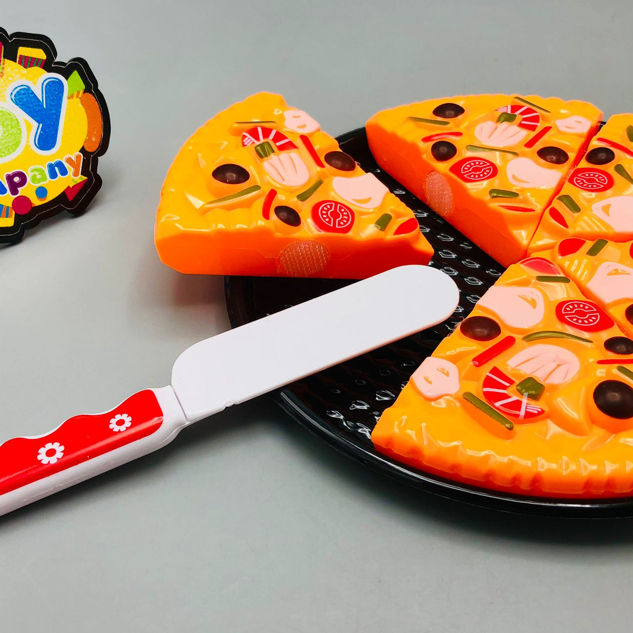 12Pcs Pretend Play Pizza Cutting Set