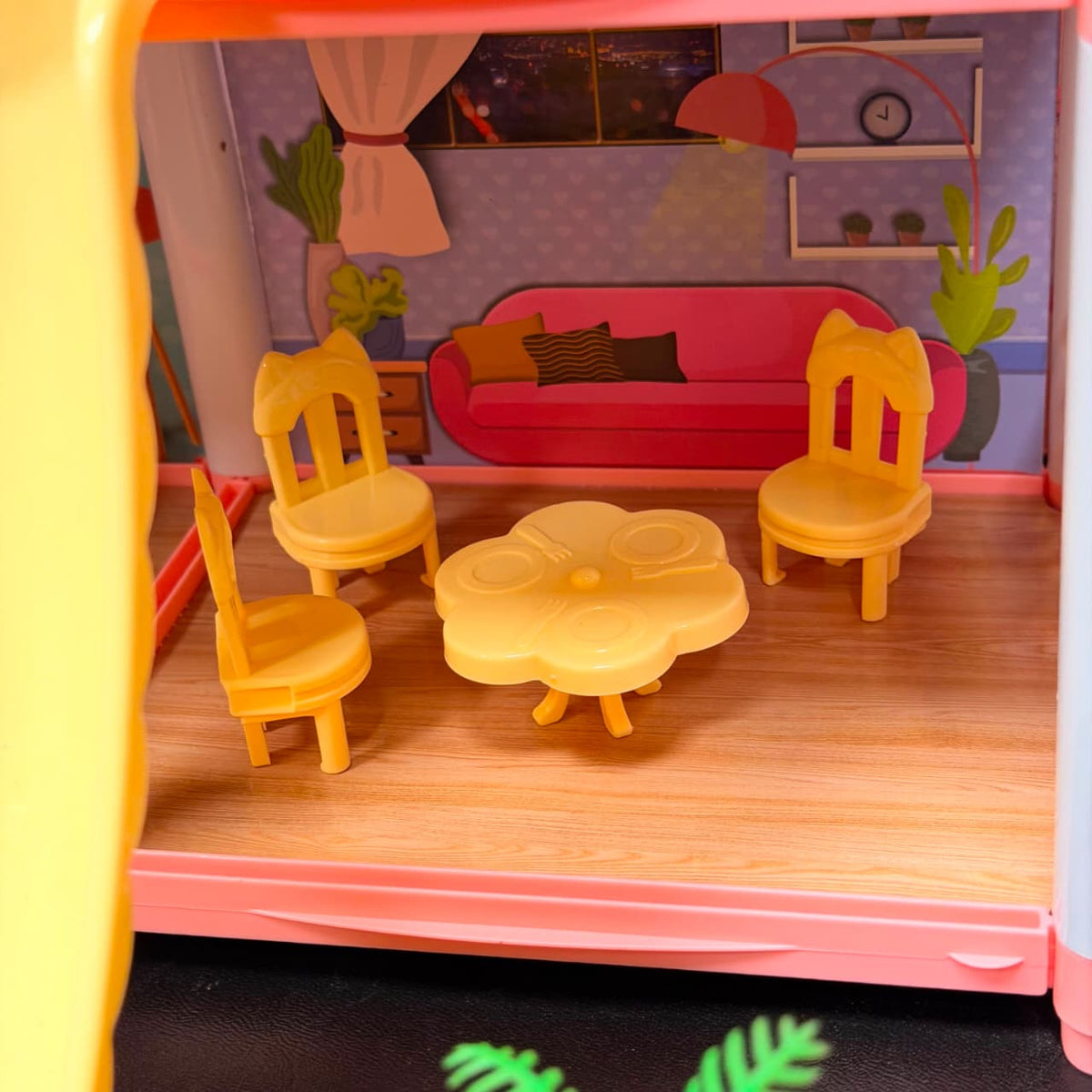 DIY 3 Floor Dream Castle Princess Doll House