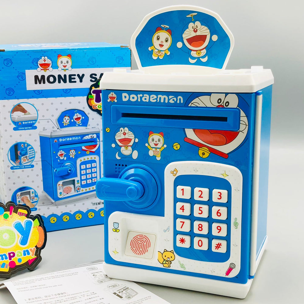 Doraemon Fingerprint Piggy Bank With Light & Sound