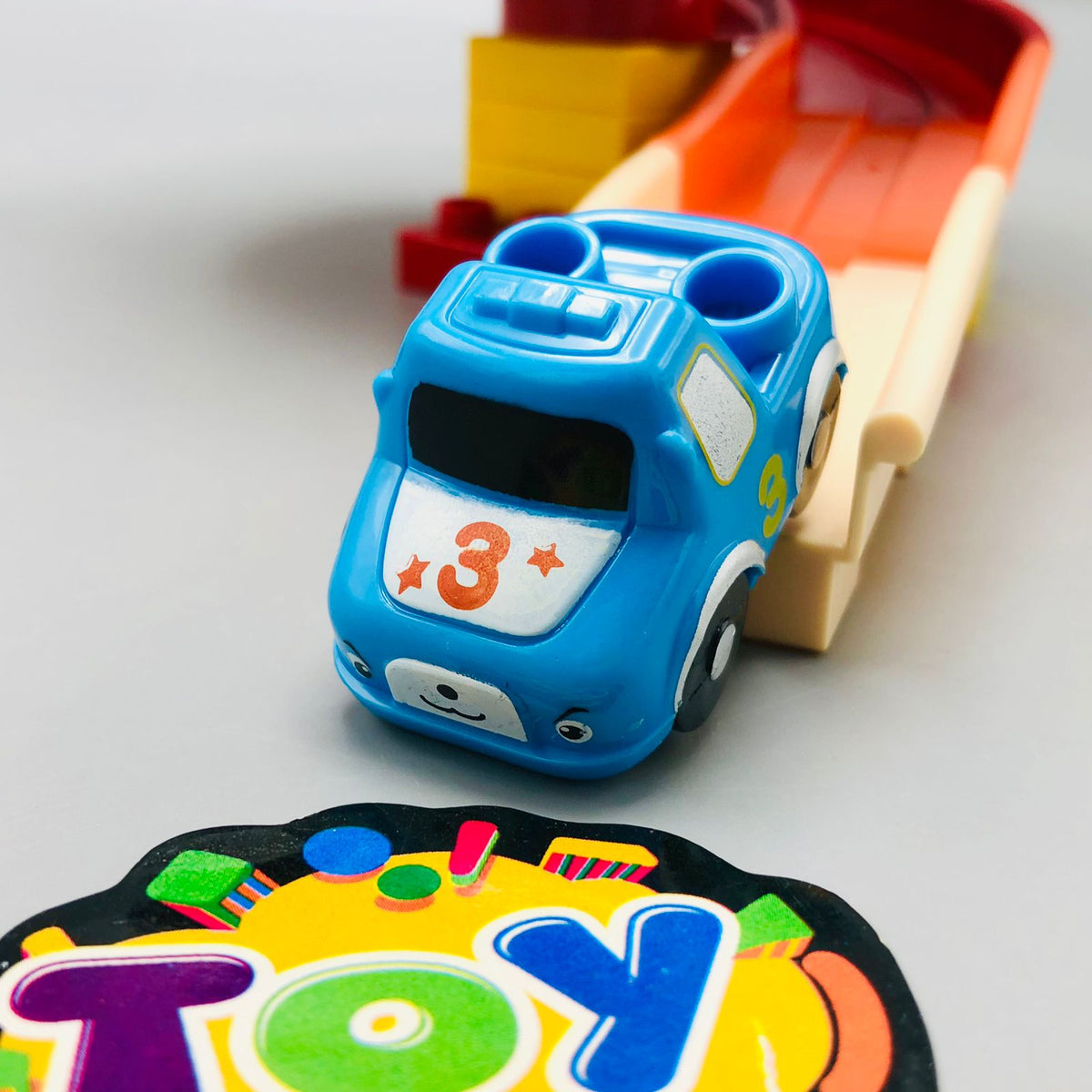 27Pcs DIY Manual Rotary Car Slide Track Building Blocks