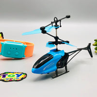 Watch Control & Infrared Induction Helicopter With Cool Lights