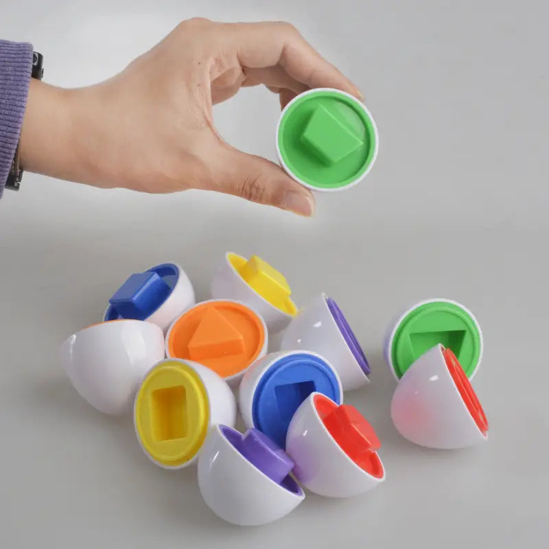 6Pcs Match Smart Egg Puzzle Toy