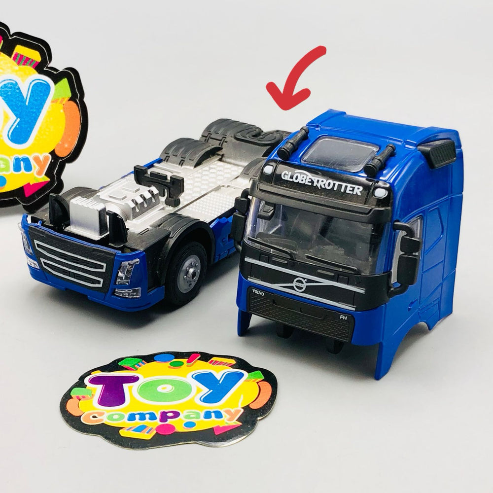 Diecast Pullback Herpa Volvo Model Tractor - Minor Fault